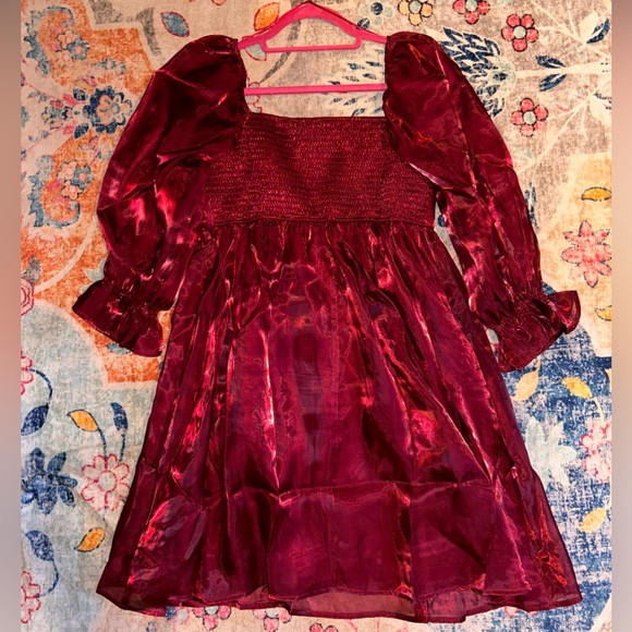 Blu Pepper Red Dress - Picture 5 of 5